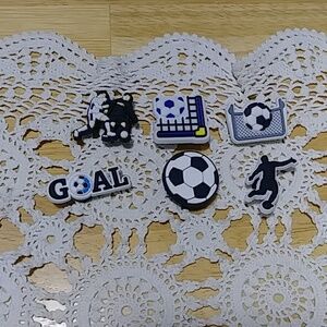 Sports Jibbitz, Soccer Shoe Charm for CROCS or similar shoe